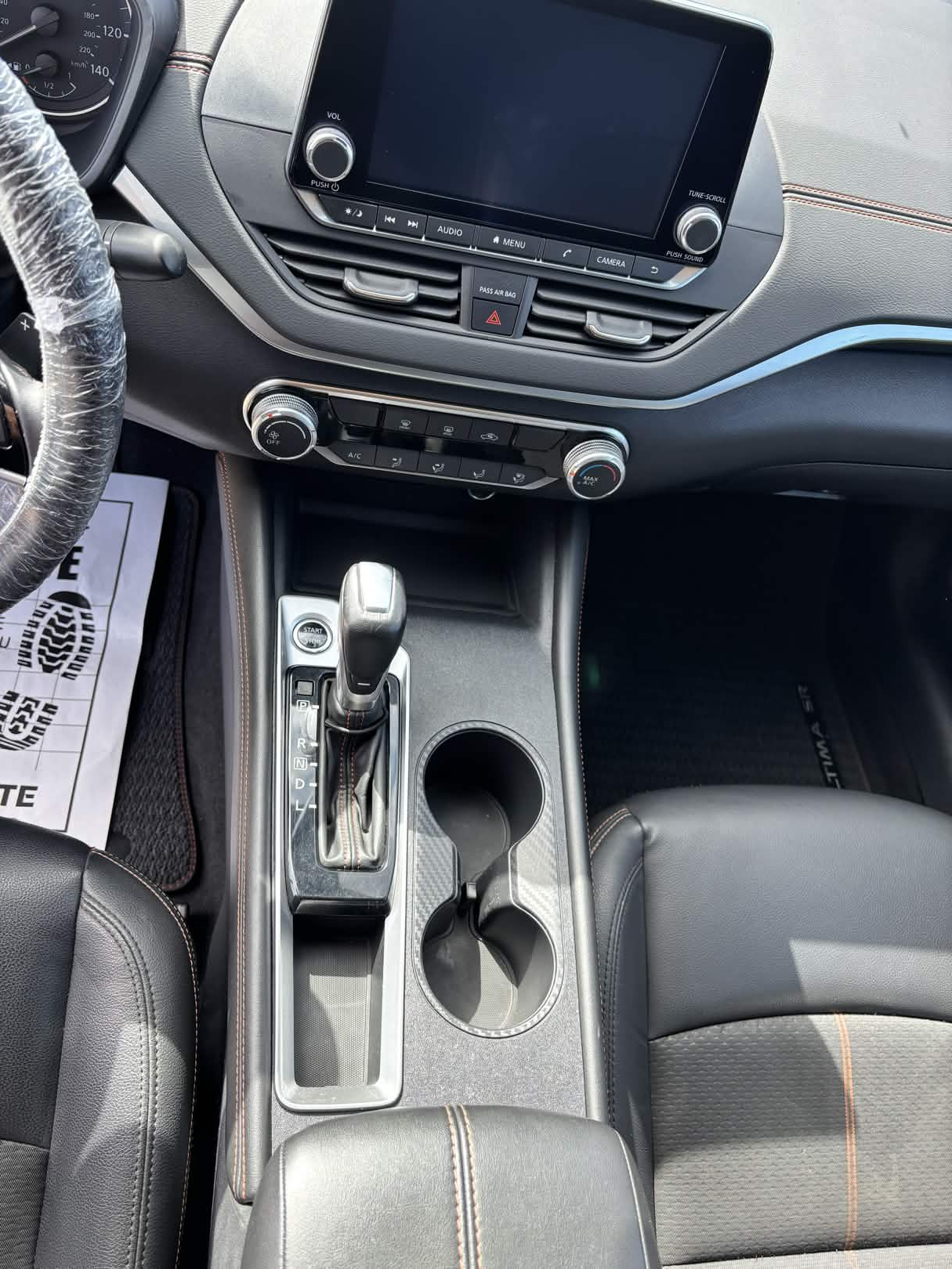 Same car interior spotless after a deep clean