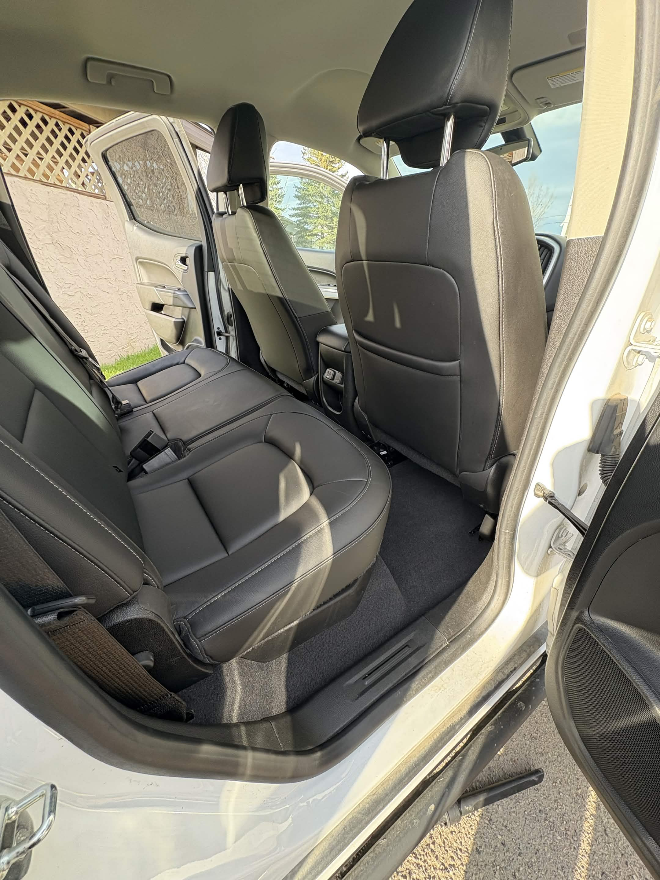 Same truck interior spotless after dog hair removal
