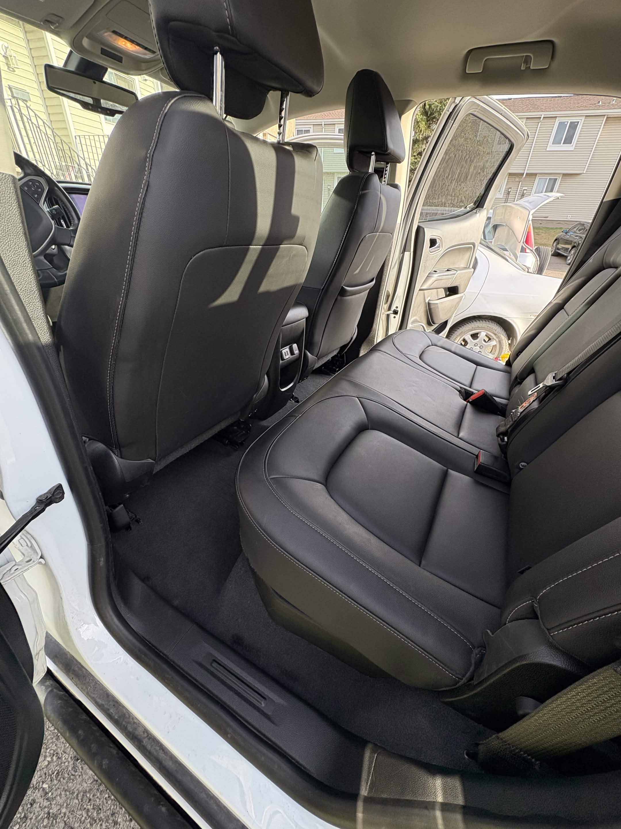 Same seats and carpet fully cleaned after pet hair extraction